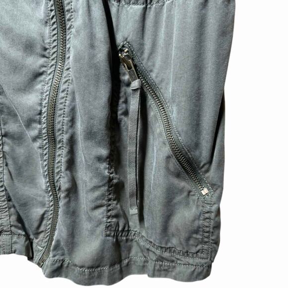 AMERICAN EAGLE GREEN GORPCORE ZIP SAFARI VEST SIZE MED LIGHTWEIGHT SUPER SOFT - Picture 6 of 6